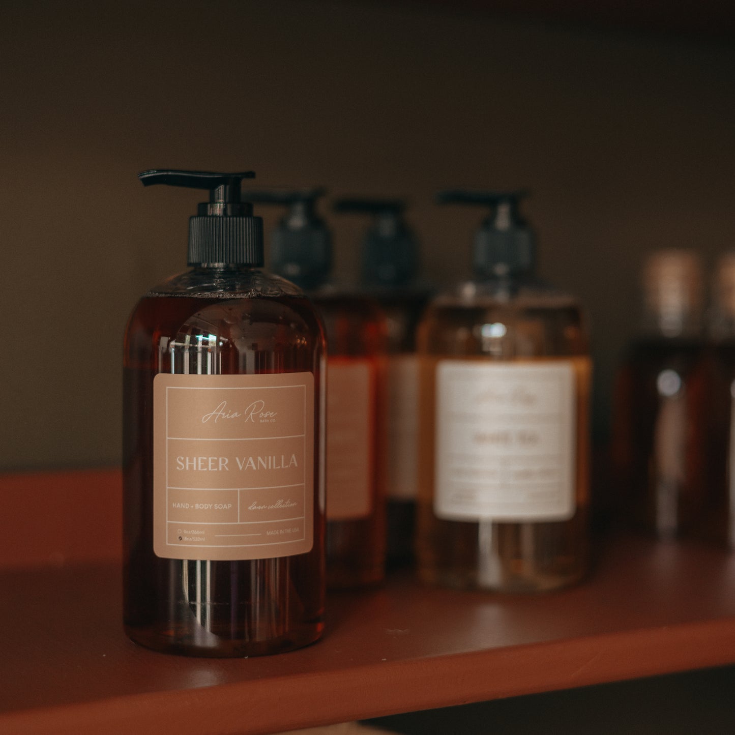 Aria Rose Bath Co. | Sheer Vanilla Hand + Body Liquid Soap