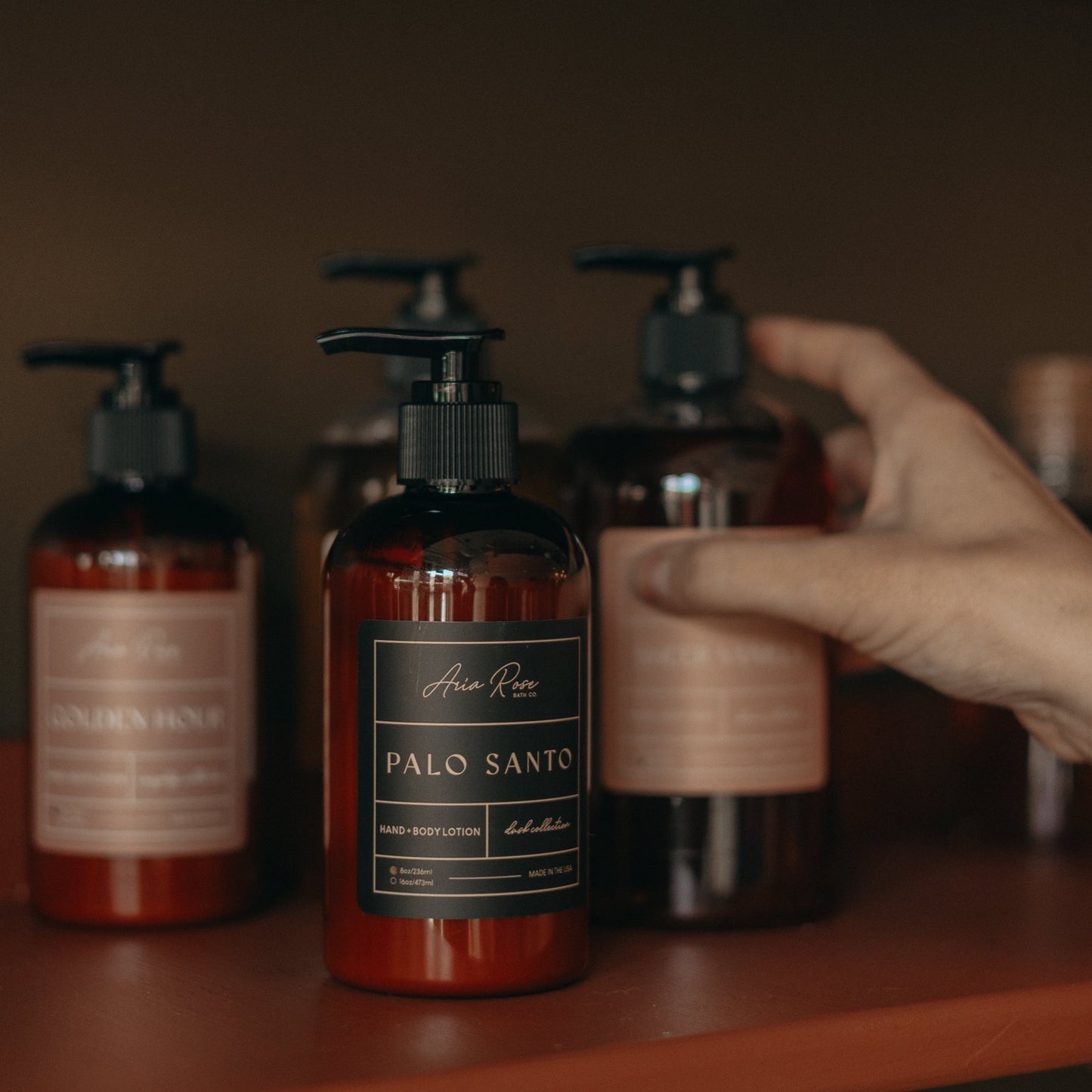 Aria Rose Bath Co. | Palo Santo Hand + Body Lotion