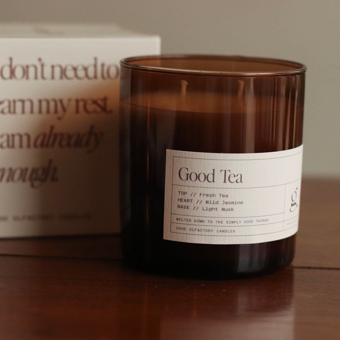 Good Olfactory Candles  | Good Tea 8oz Candle