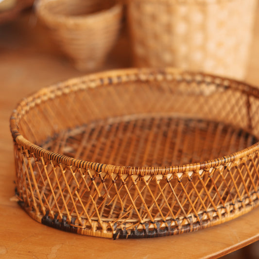 Wicker Makeup Tray