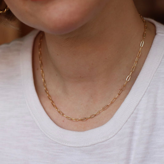 Dune Chain | Paperclip Chain, 3mm