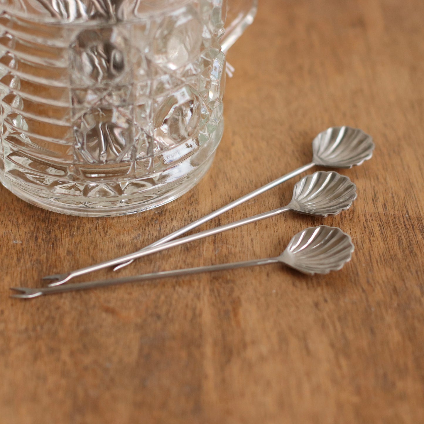 Silver Seashell Cocktail Pick