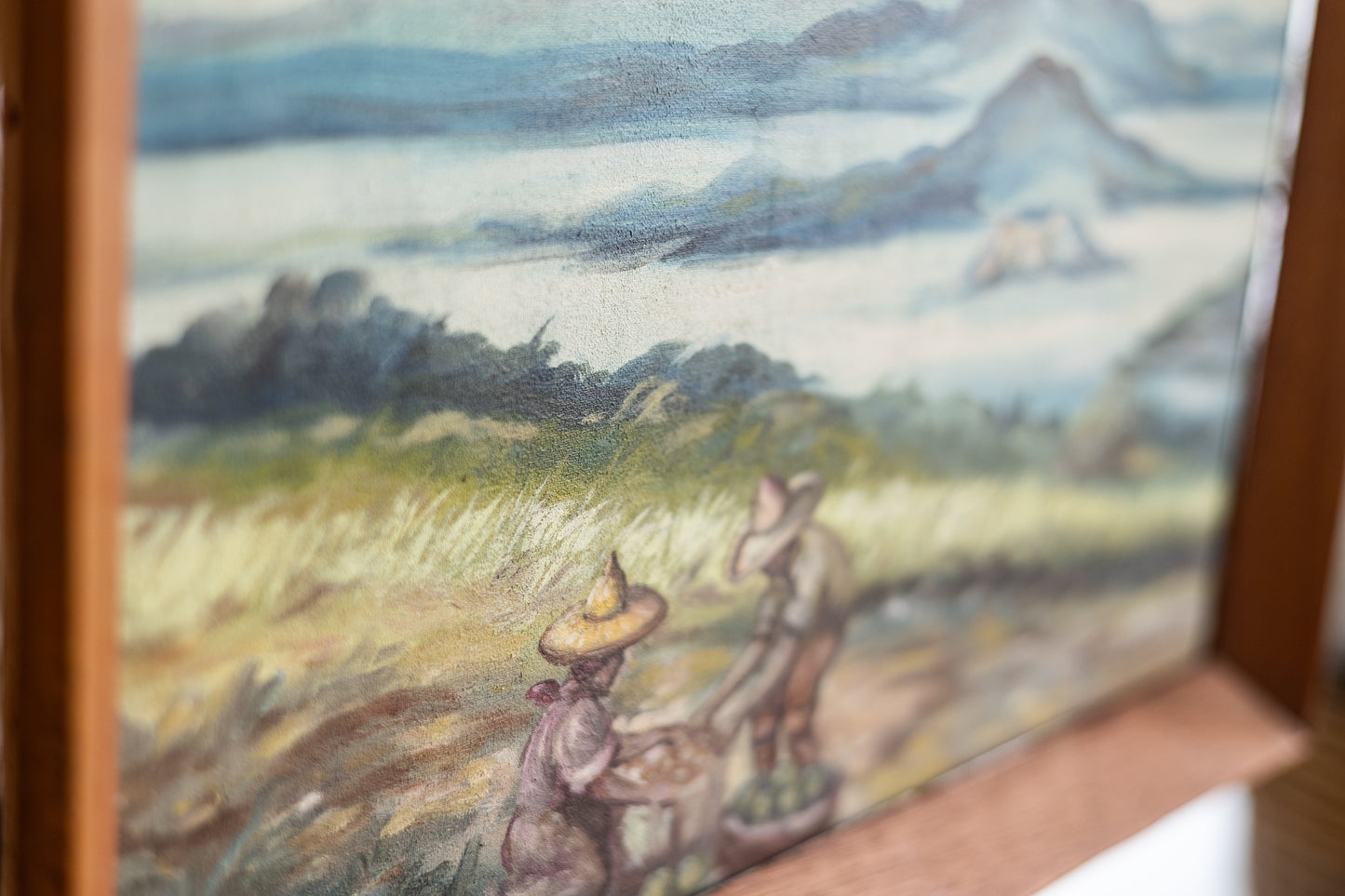 Dune Vintage Art | Mountain Peak of Philippines circa 1964 *Pick Up Only