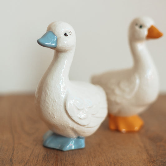 Ceramic Duck Figurine, Assorted Colors
