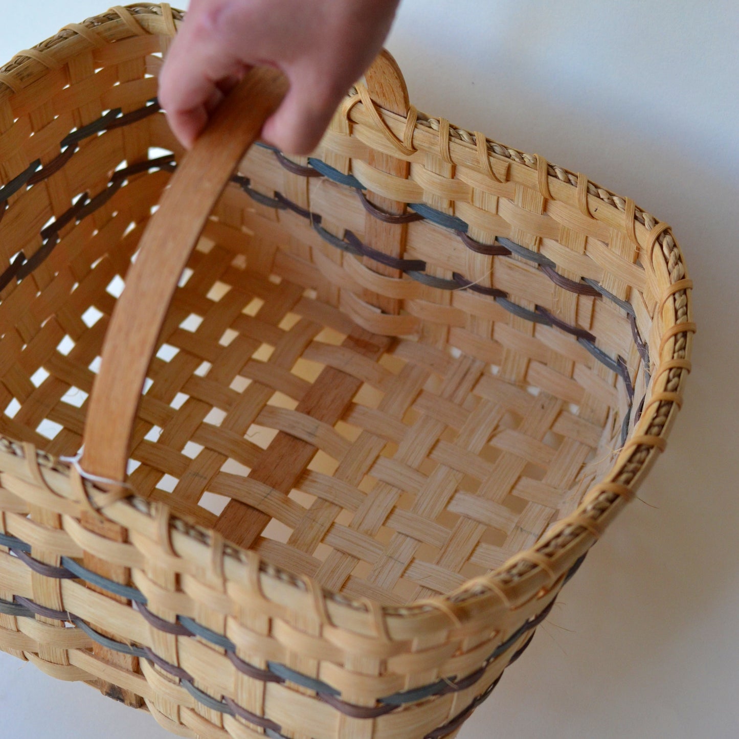 Rectangular Picnic Basket with Handle