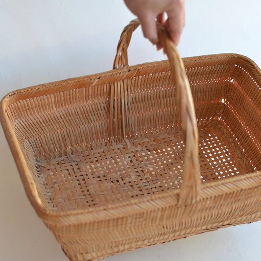 Square Basket with Handle