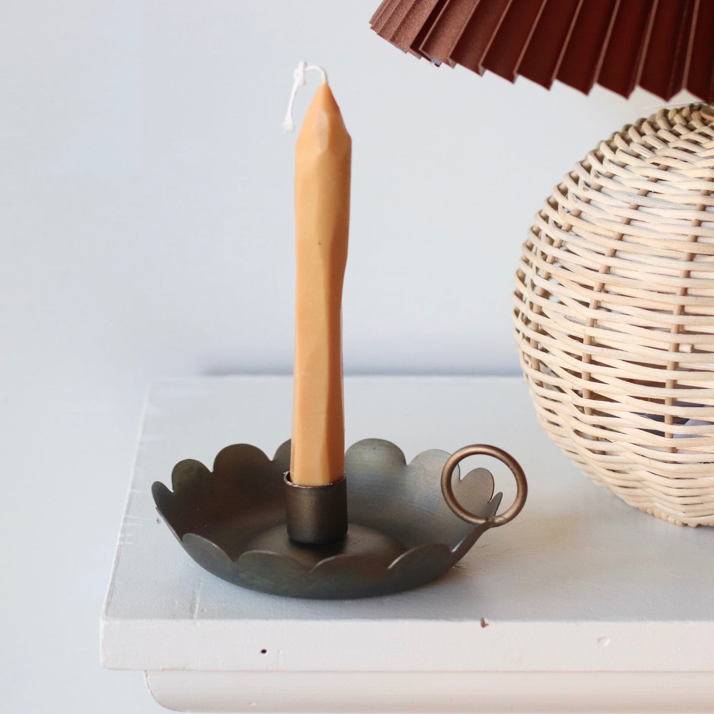 Dune Decor | Scallop Edged Candleholder