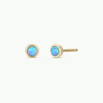 Jax Kelly | Simple Studs, Fire Opal
