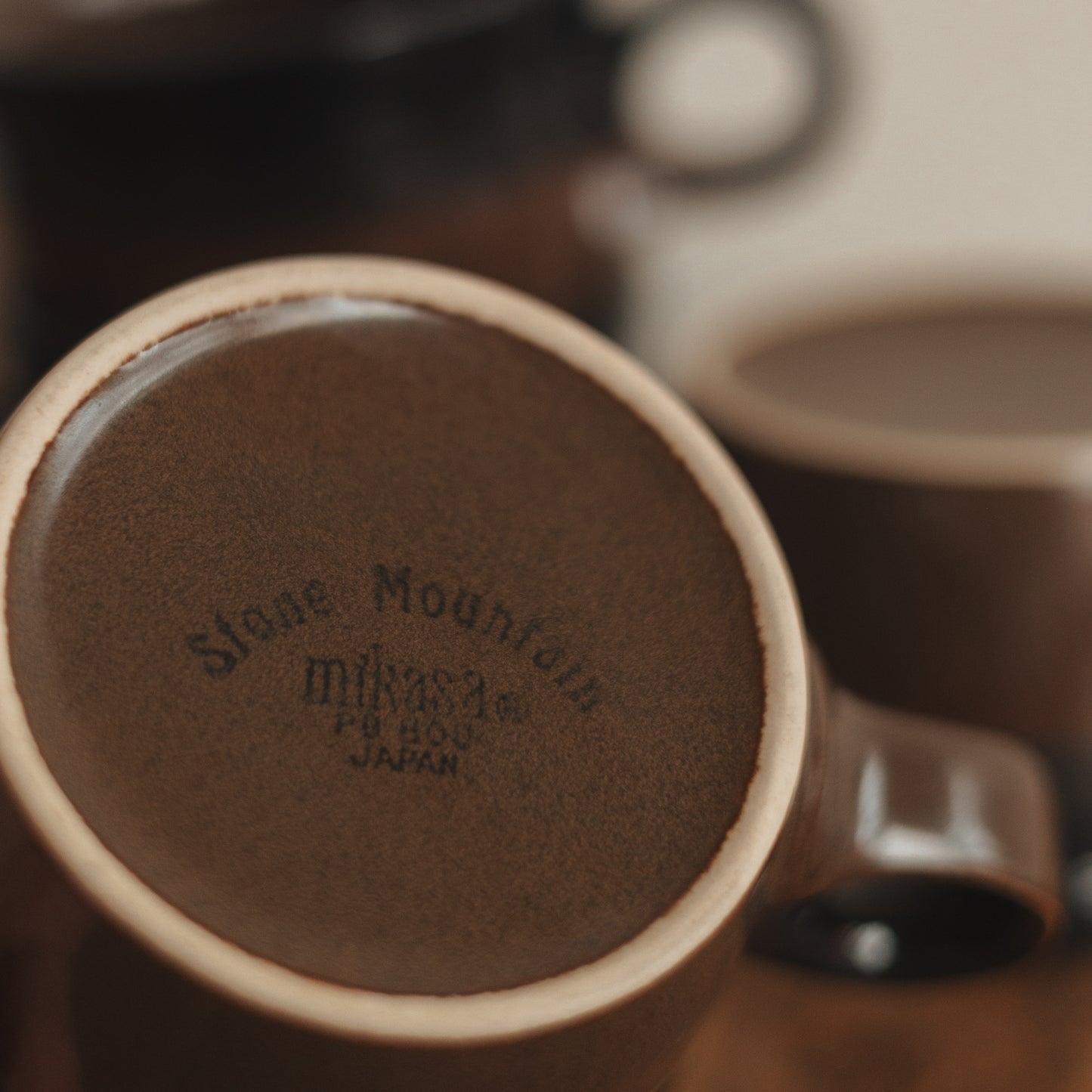 Stone Mountain Mikasa Tea Cups, Japan, set of 4