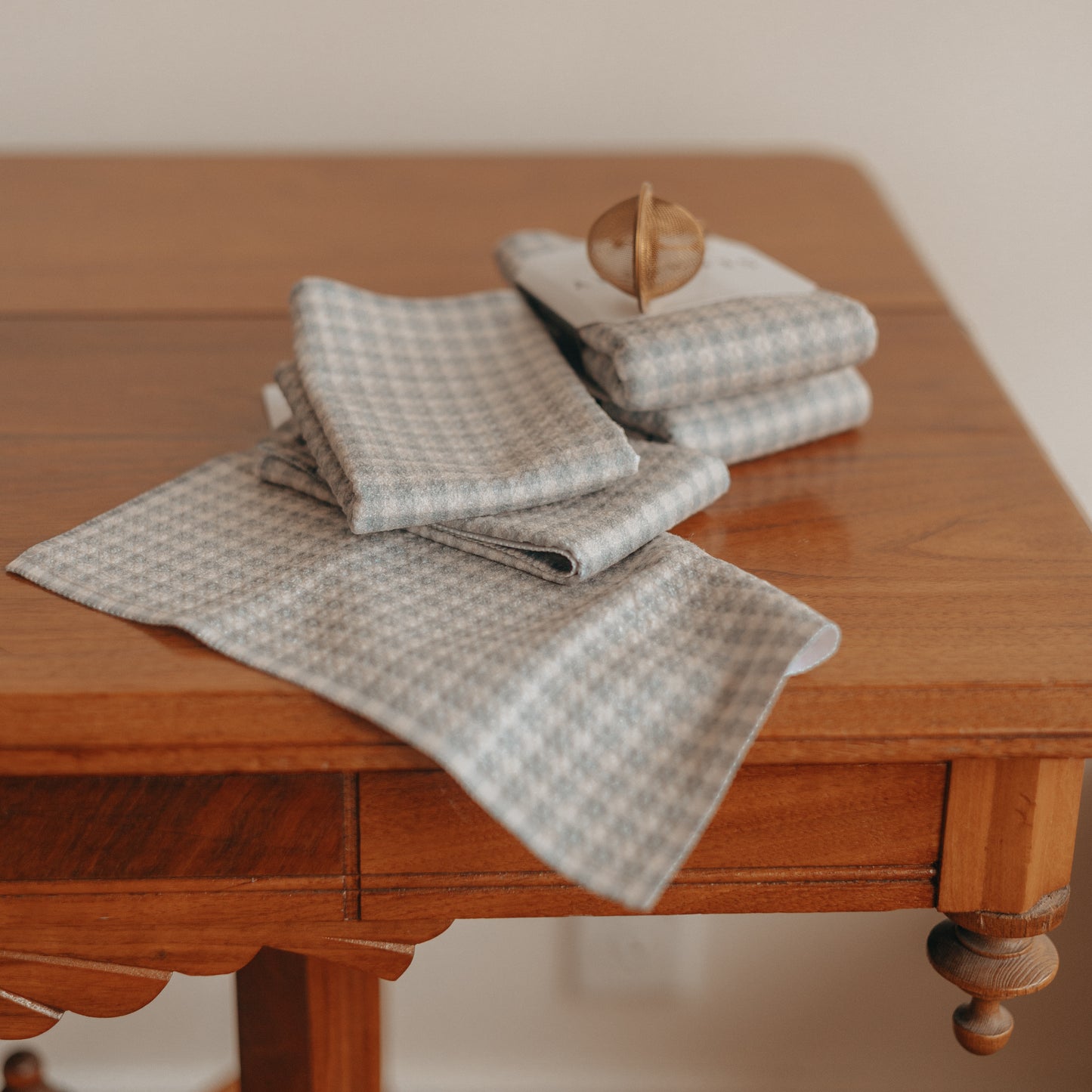 Geometry | Tidepool Check Dishcloth, Set of 3