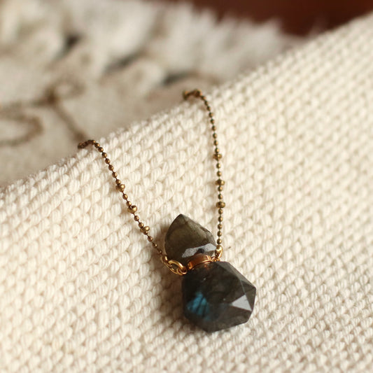 Santore | Labradorite Small Bottle Necklace