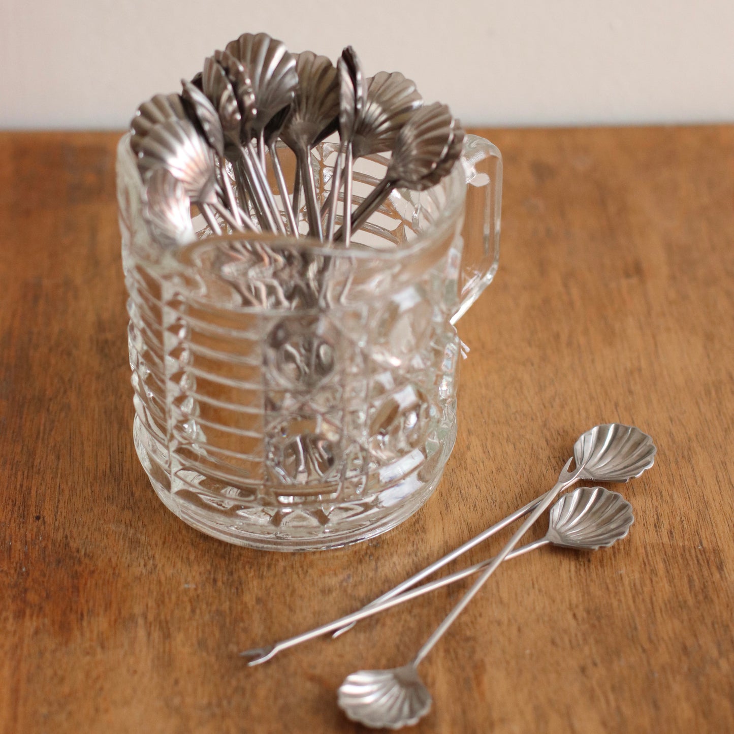 Silver Seashell Cocktail Pick