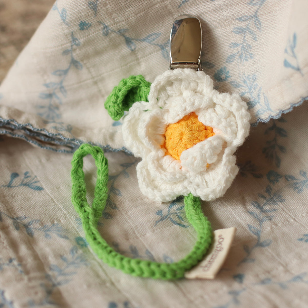 Cheengoo | Crochet Pacifier Clip, Assorted Styles