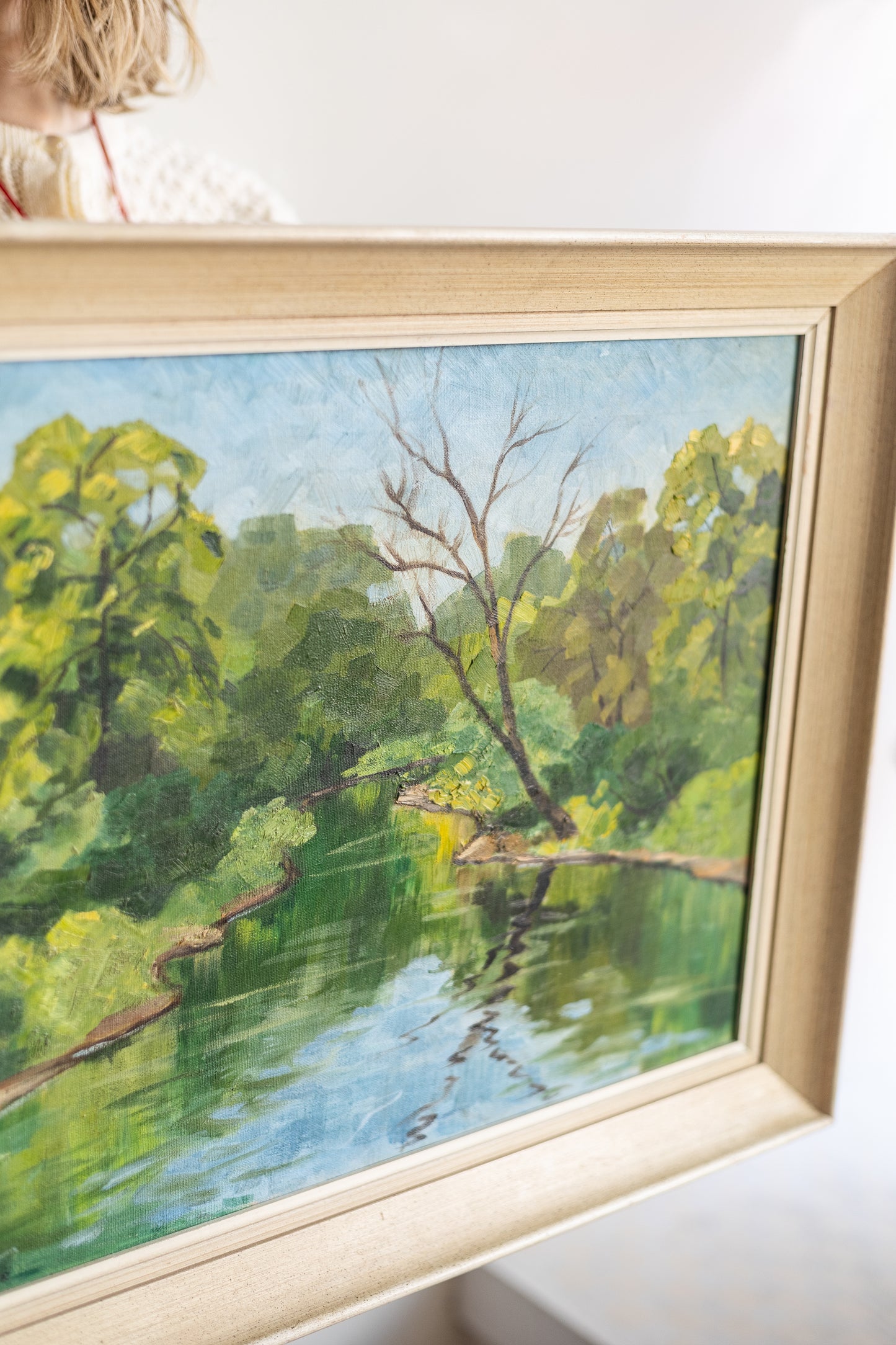 Dune Vintage Art | A River Runs Through It, Oil on Canvas Circa 1959 * Pick Up Only