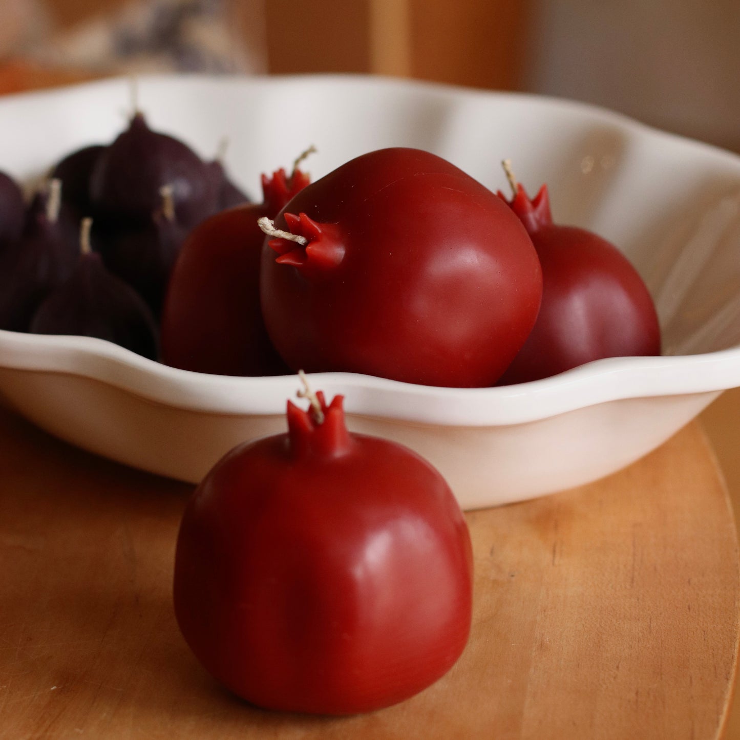 The Wax Pantry  | Pomegranate Beeswax Candle