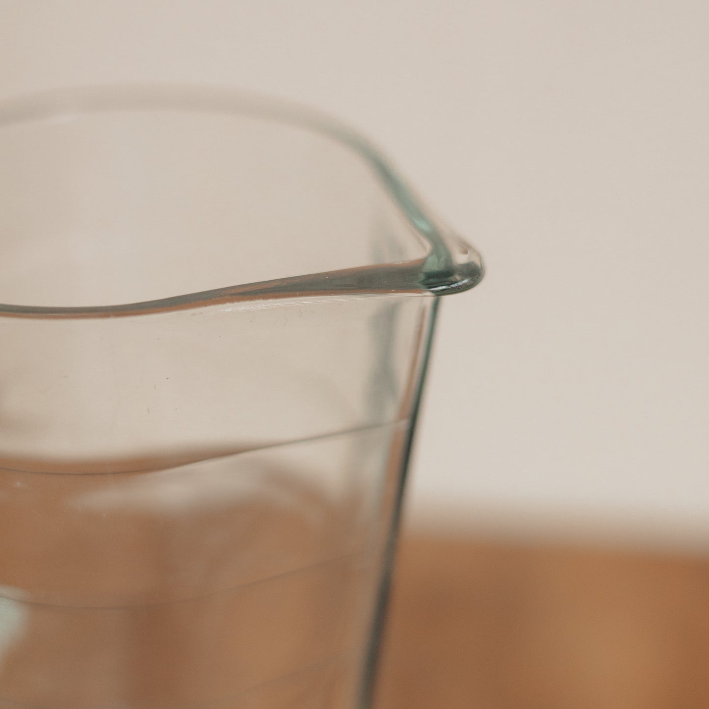 90s Glass Ikea Water Pitcher