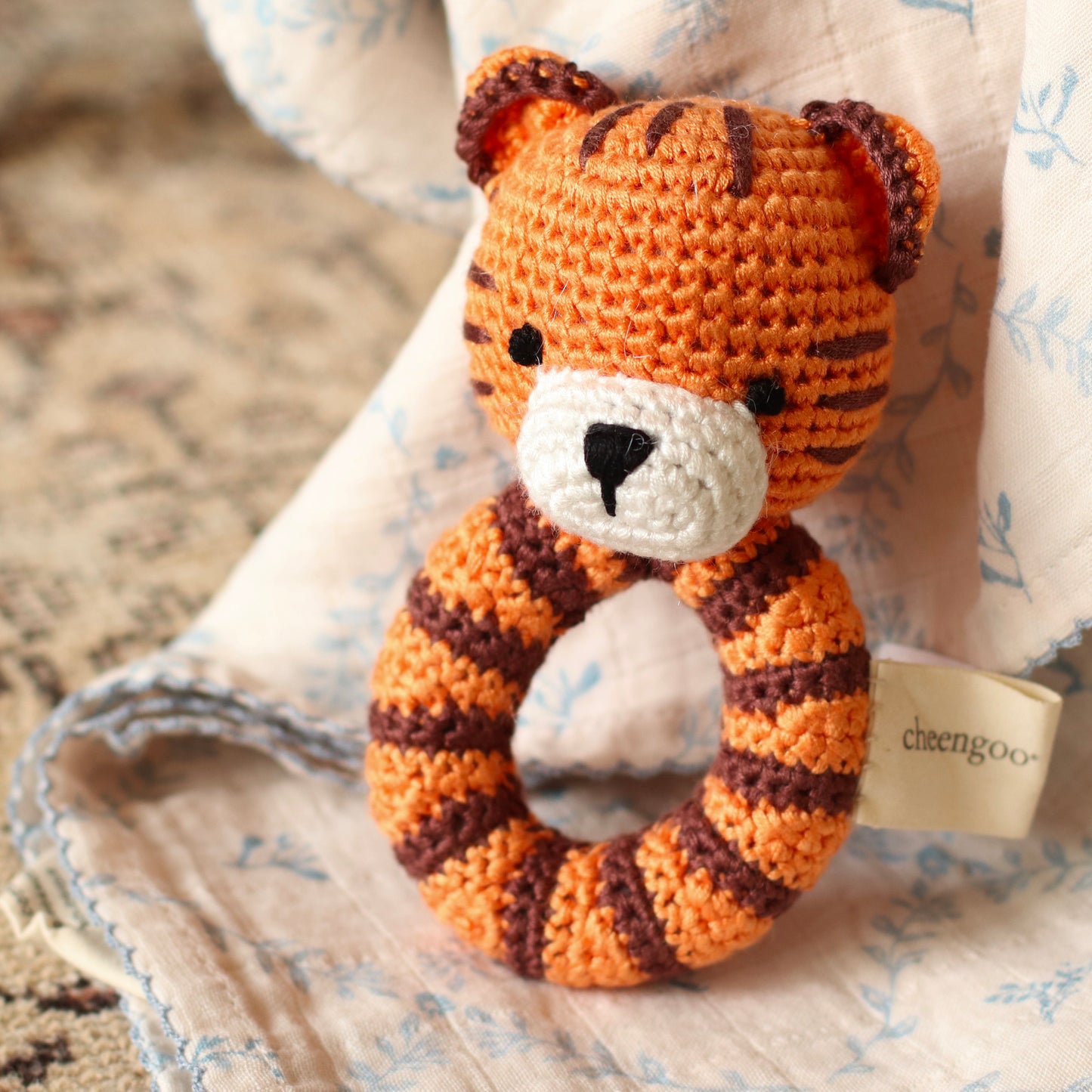 Cheengoo | Hand Crochet Rattle, Assorted Animals