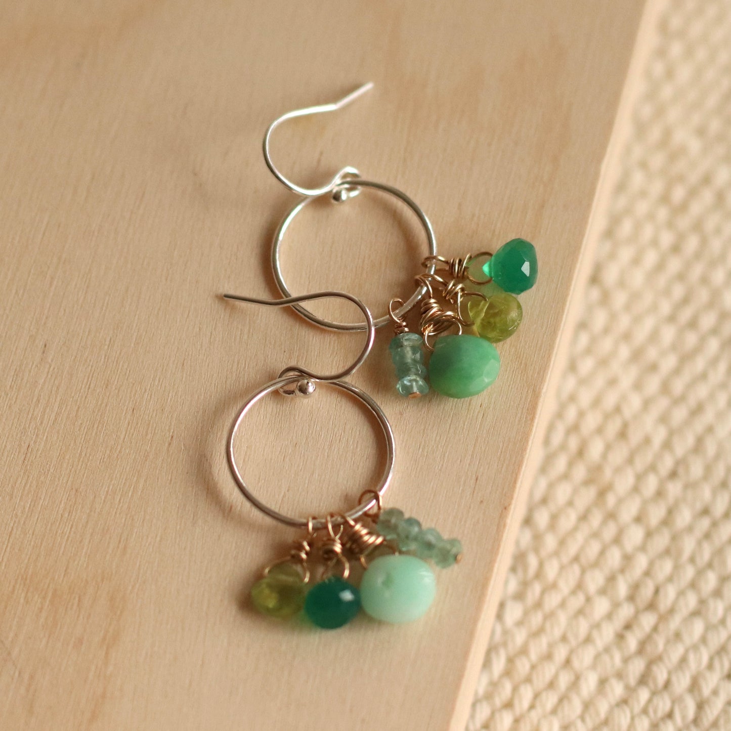 Cire’ Alexandria | Mixed Gemstone Chandeliers, Sterling & 14k Gold Fill
