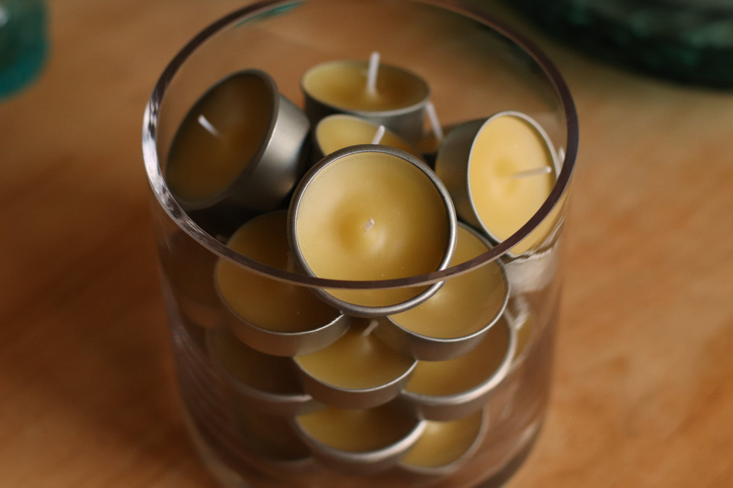 The Wax Pantry  | Beeswax Tealight Candles, sold individually
