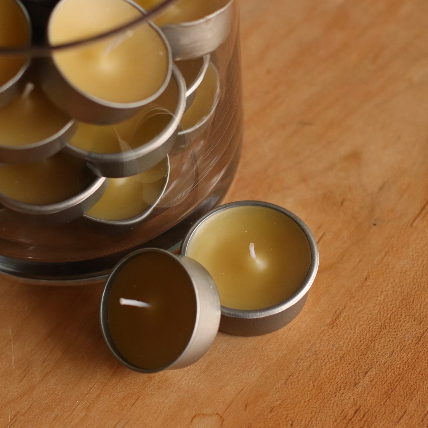 The Wax Pantry  | Beeswax Tealight Candles, sold individually