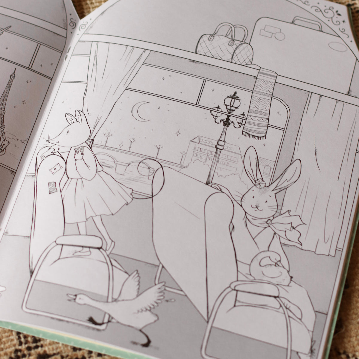 Speedy Monkey | Les Parisiennes Mouse House Coloring Book and Stickers