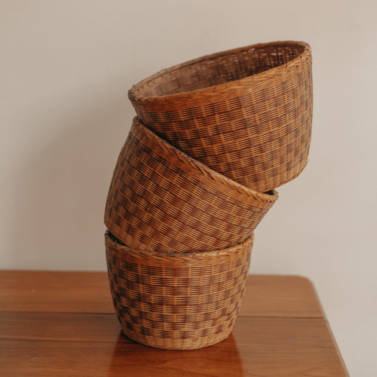 Checkerboard Baskets, 3 Sizes Available