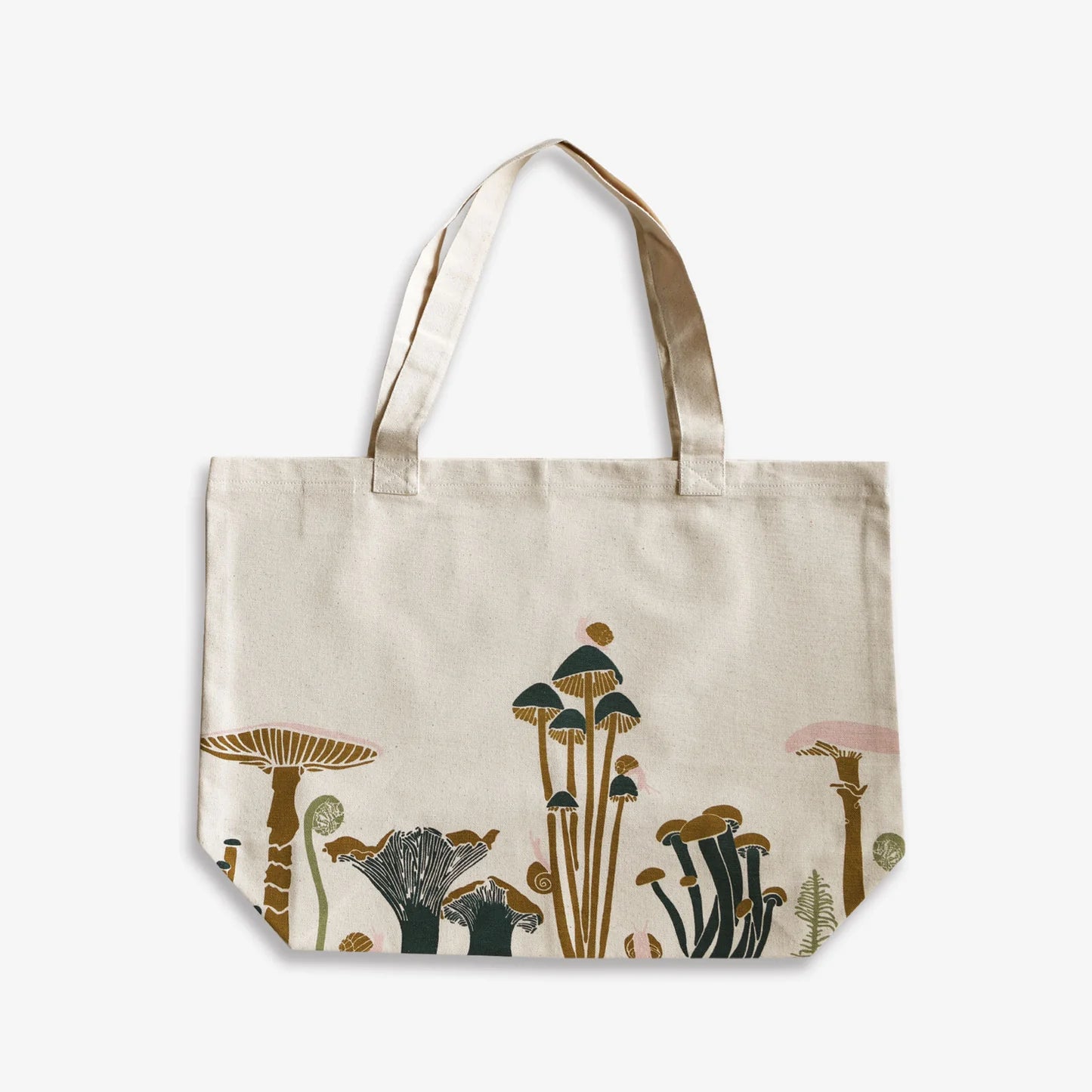 June & December | Organic Cotton Tote Bag, Mushroom