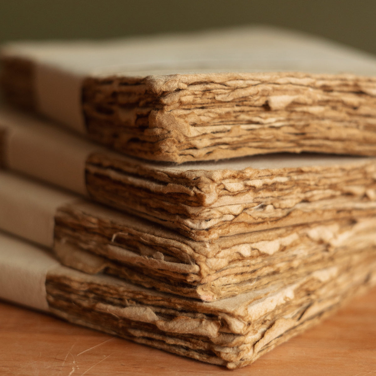 Handmade Cotton Paper Bundle, Smoked