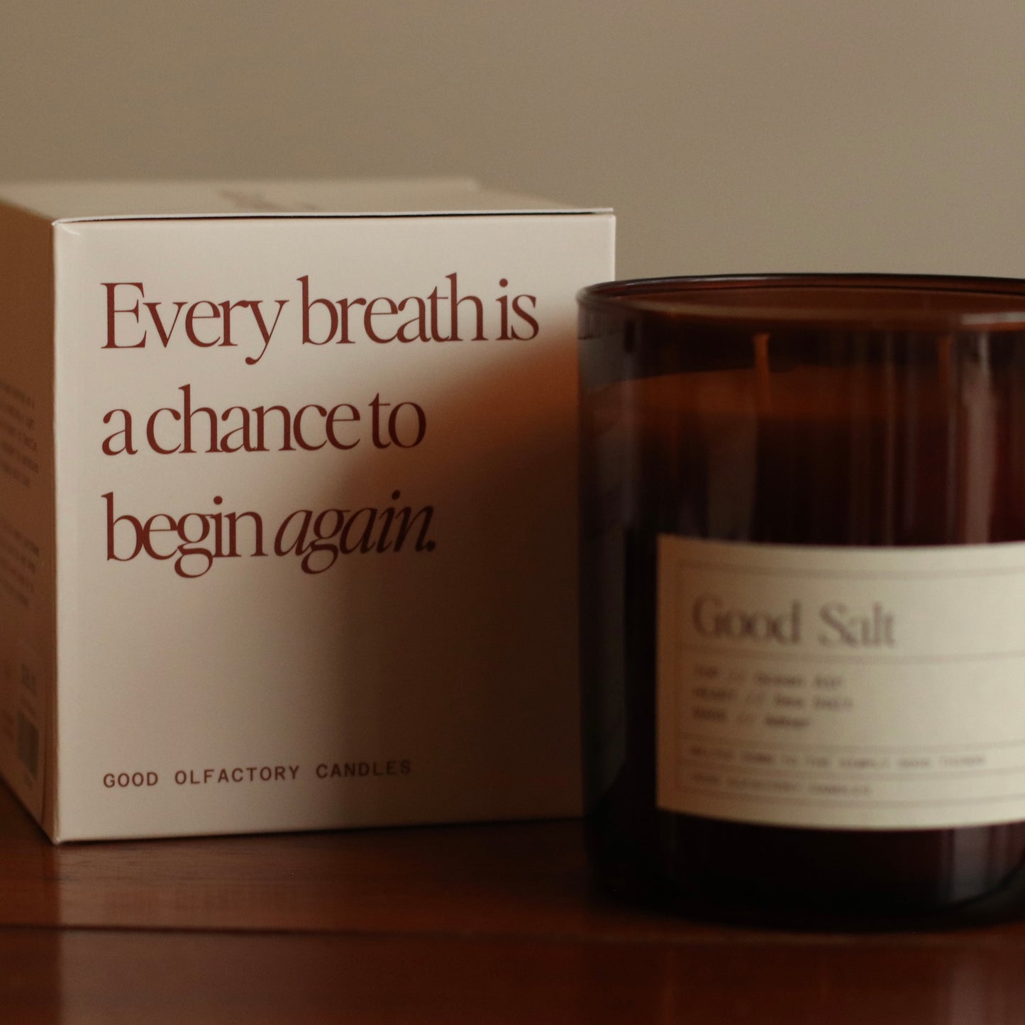 Good Olfactory Candles  | Good Salt 8oz Candle