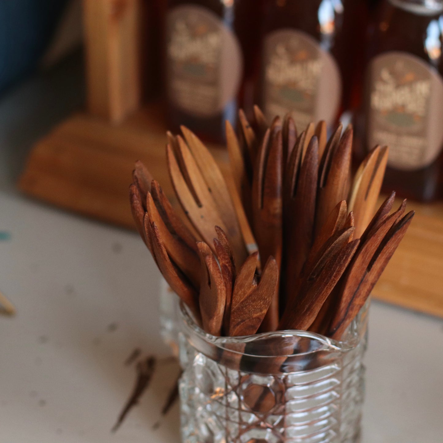 Karma | Bali Teak Fruit Fork