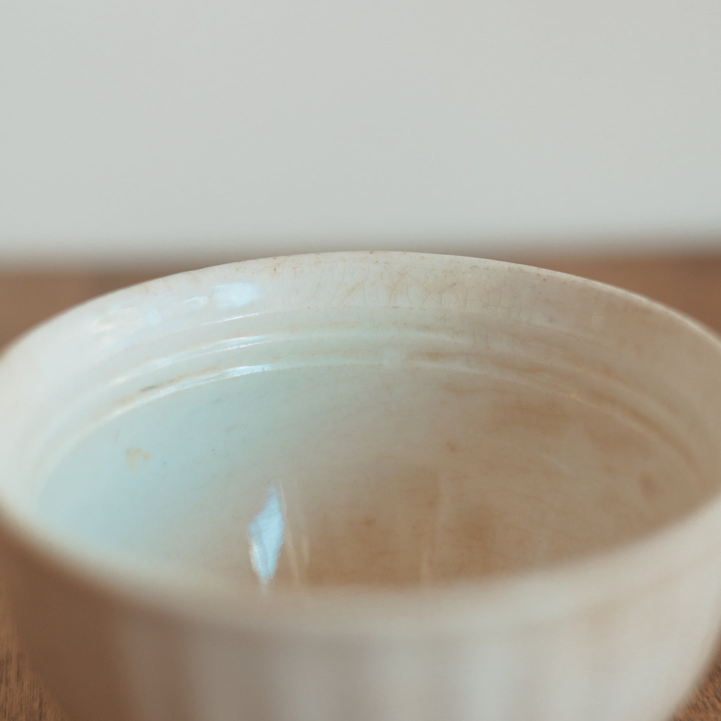 Small Cream Serving Bowl