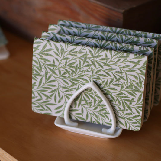 Curious Prints | Vintage William Morris Pattern Pocket Notebook, Leaves