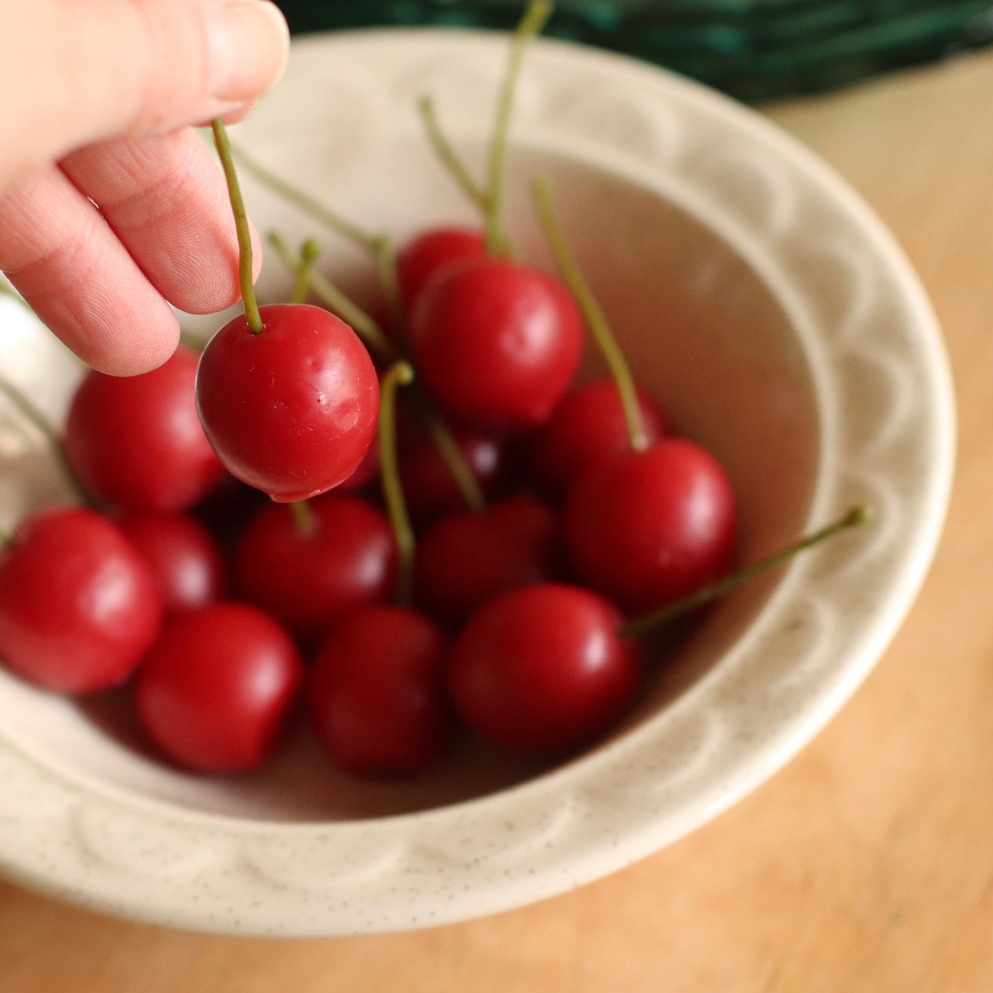 The Wax Pantry  | Individual Cherry Beeswax Birthday Candle