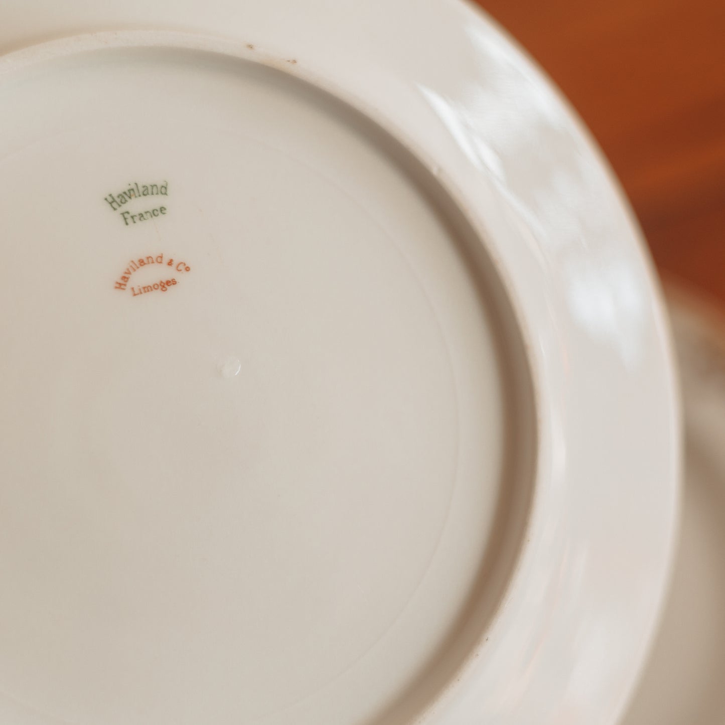 Haviland of France Gold Decorated Salad Plates, Set of 5