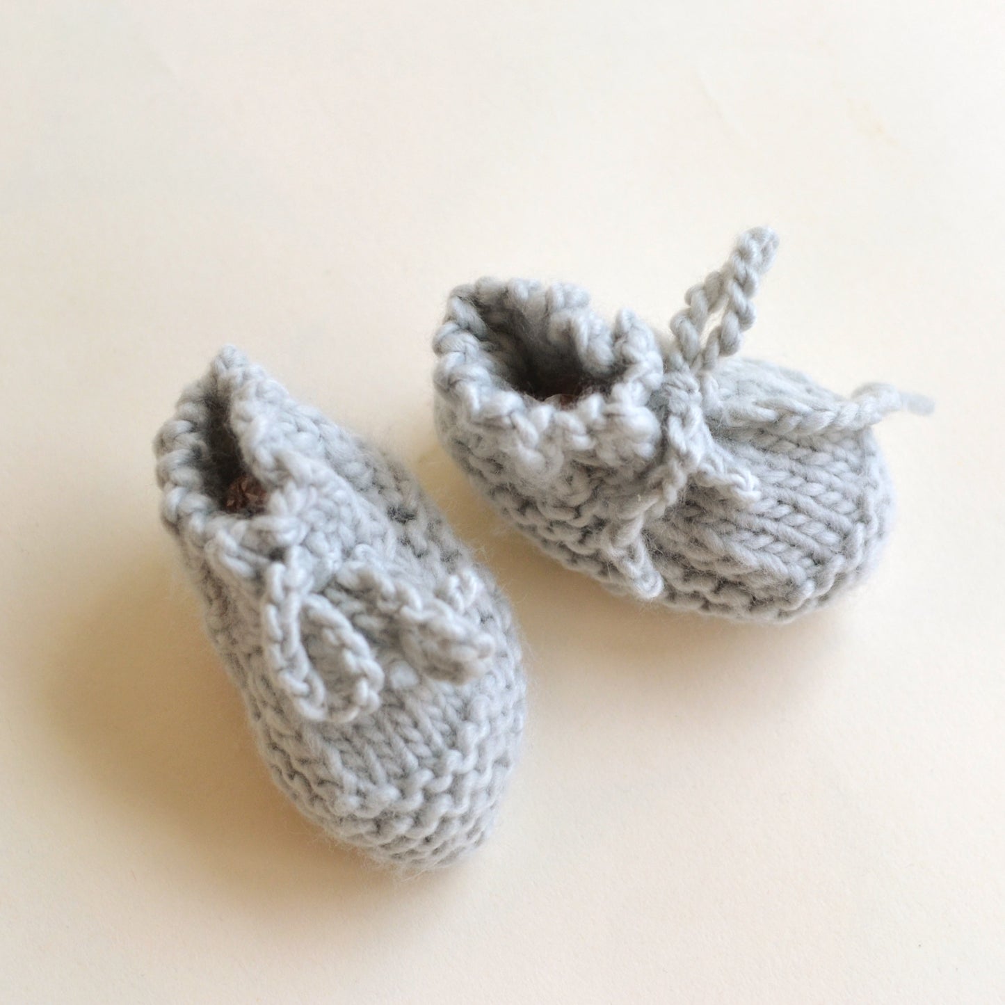 Blueberry Hill | Baby Booties, Bowie Grey