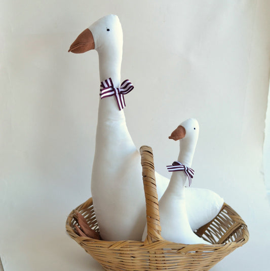 Annie & Charles | Large Goose Plush Toy