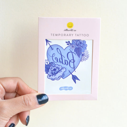 Idlewild Co | Blue Babe Temporary Tattoo