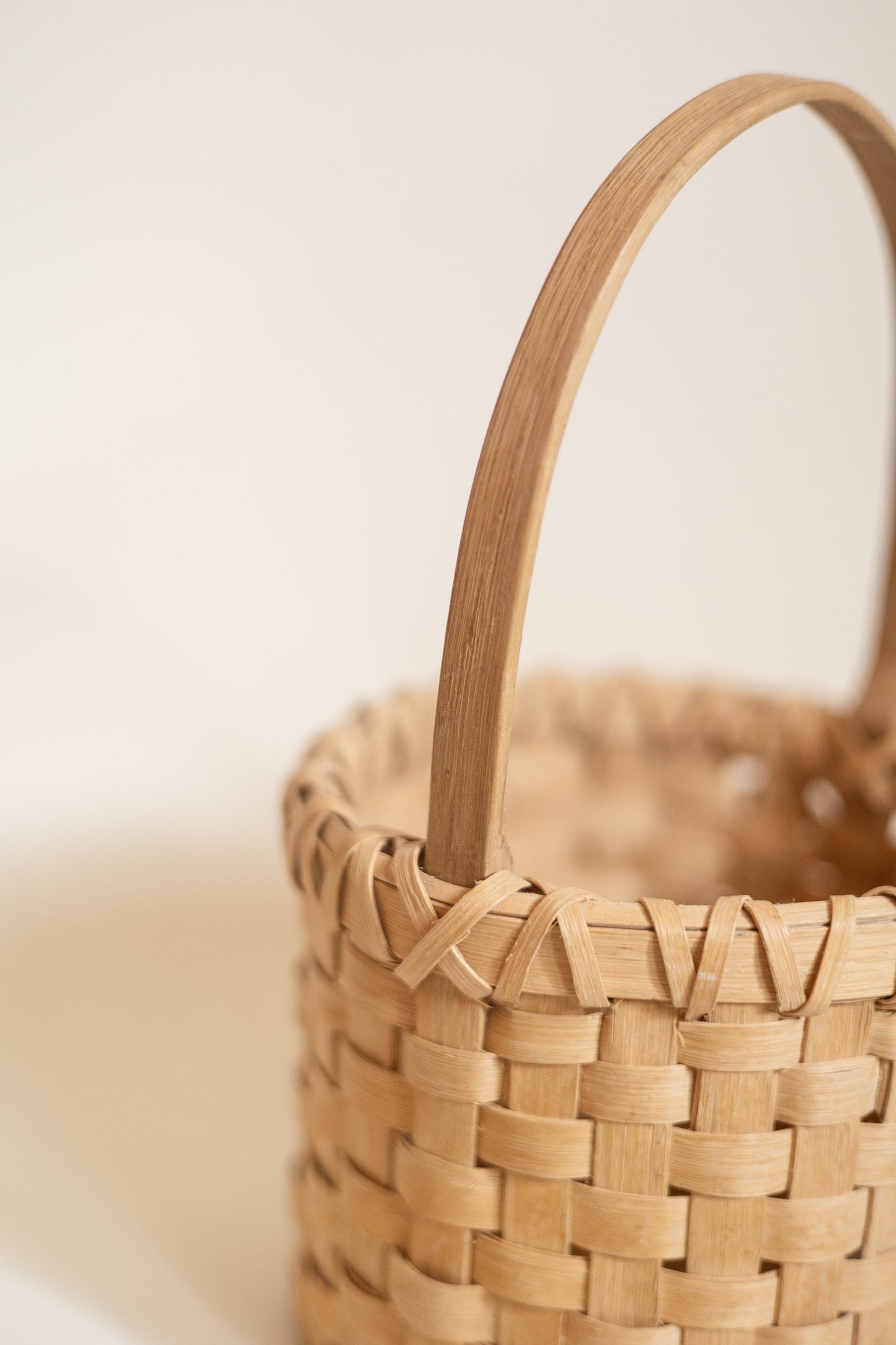 Sturdy Woven Basket with Handle