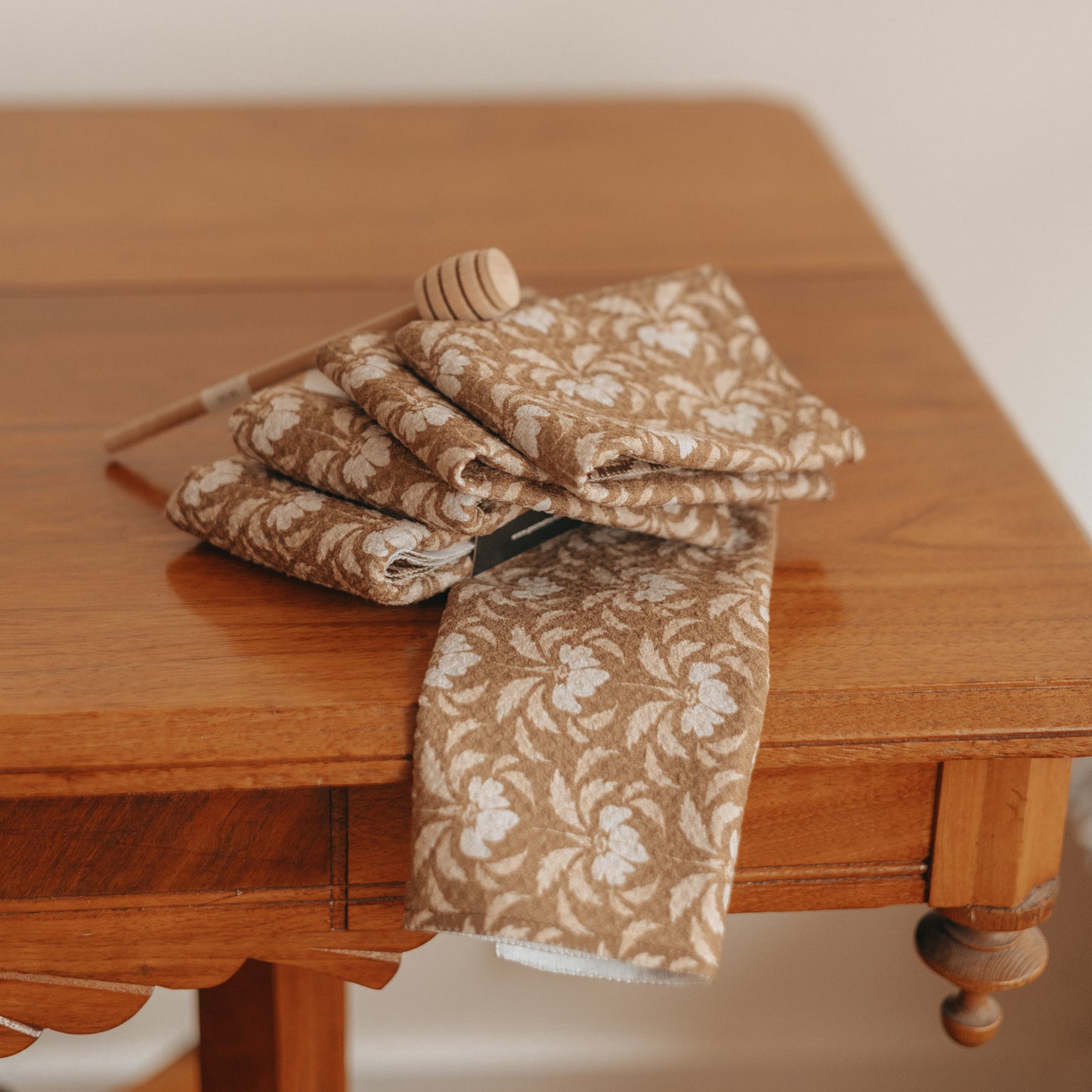 Geometry | Gilded Dishcloth, Set of 3