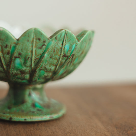 Small Pedestal Lotus Bowl