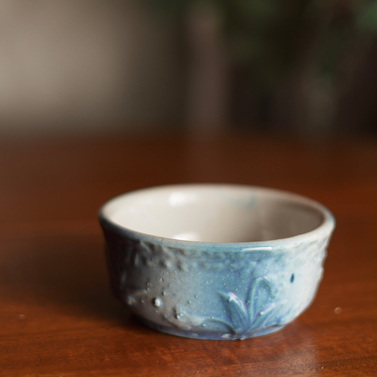Embossed Stoneware Bowl