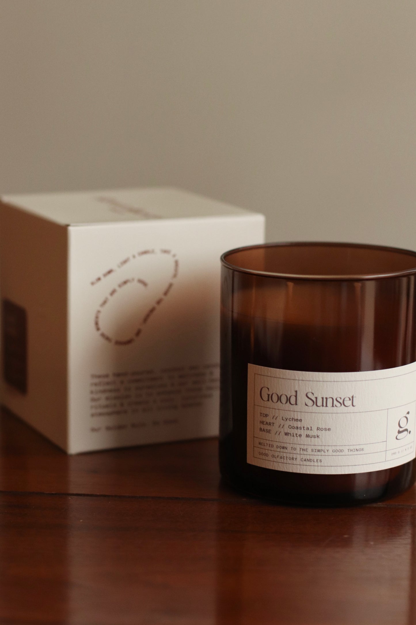 Good Olfactory Candles  | Good Sunset 8oz Candle