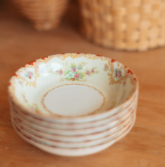Noritake Porcelain China Small Dishes, Set of 6