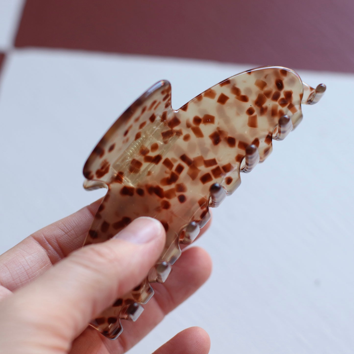 Dune Clips | Clear Confetti Clip