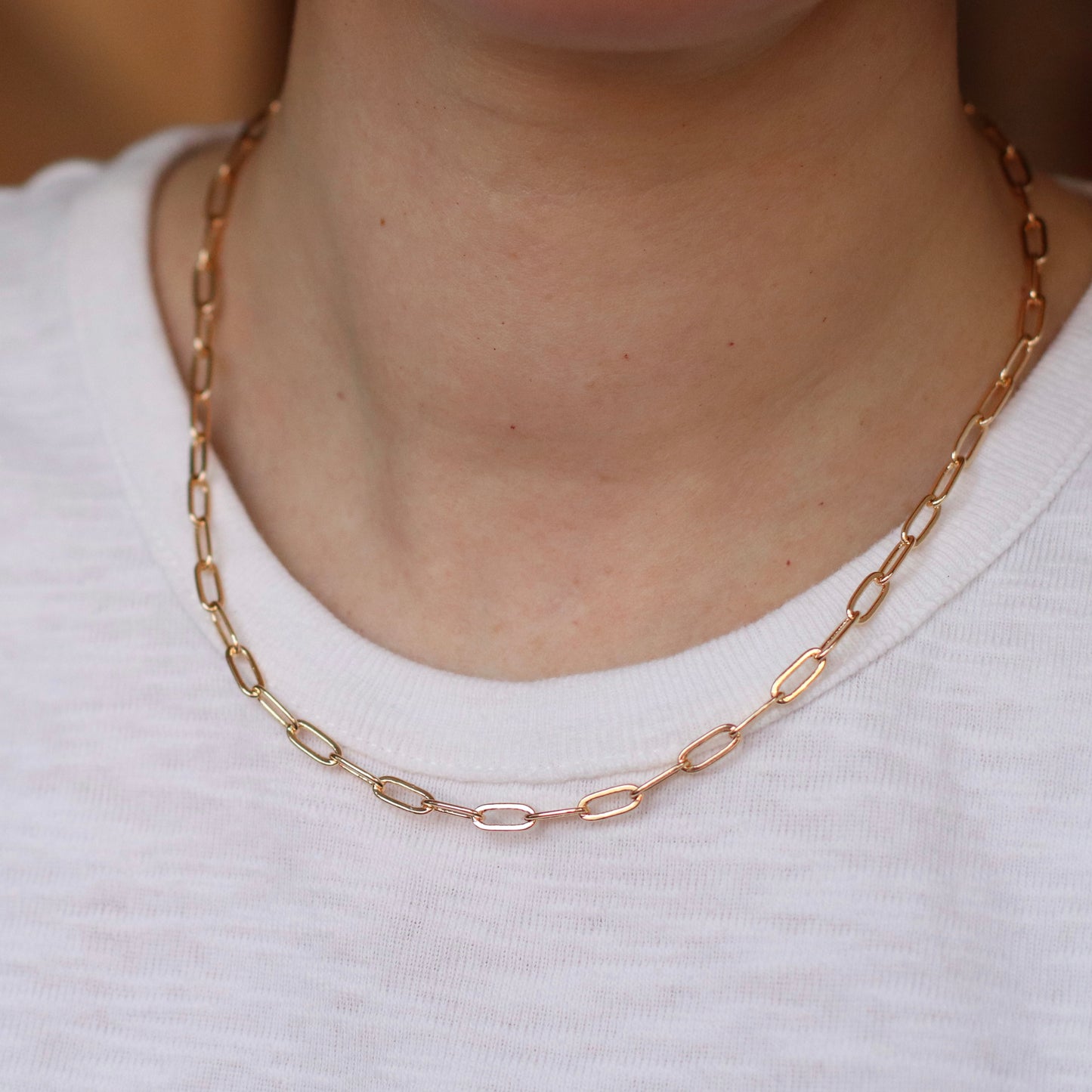 Dune Chain | Paperclip Chain, 4mm