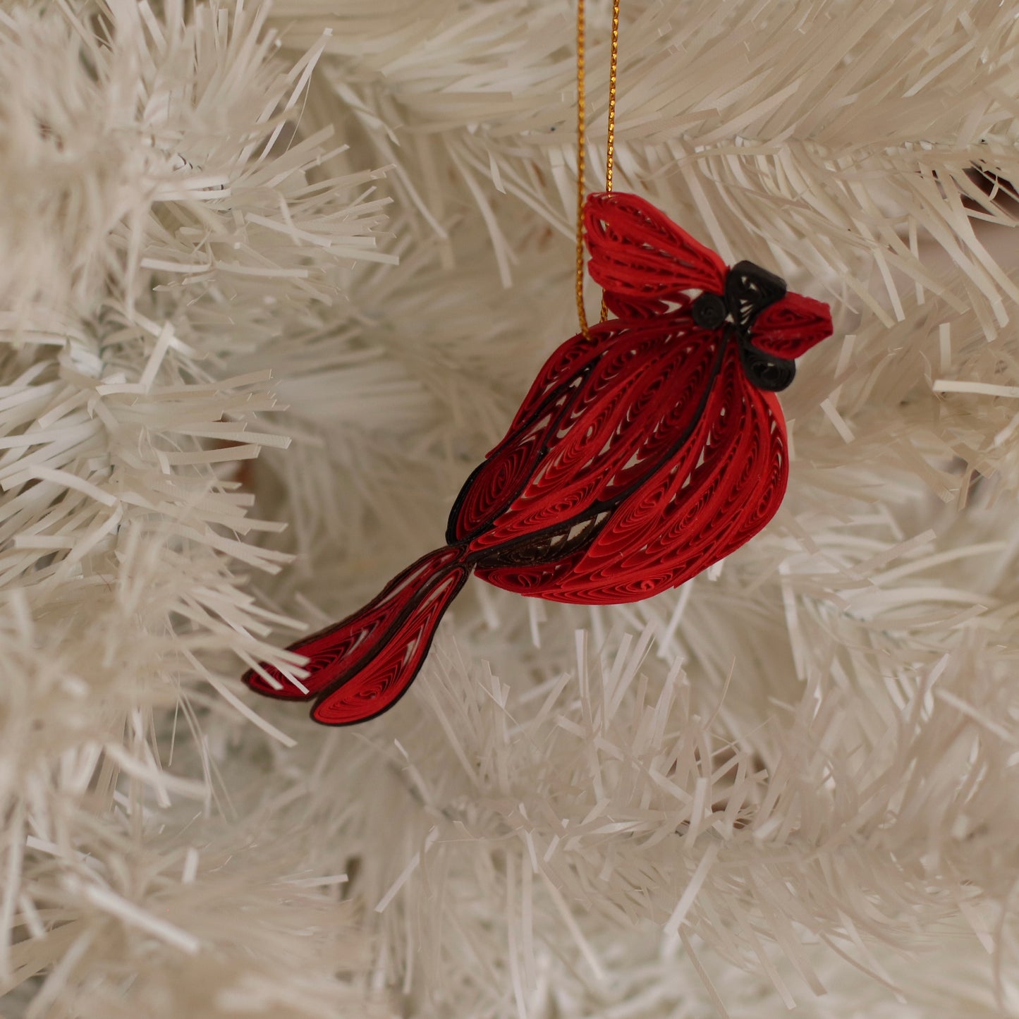 Ten Thousand Villages | Quill Cardinal Ornament