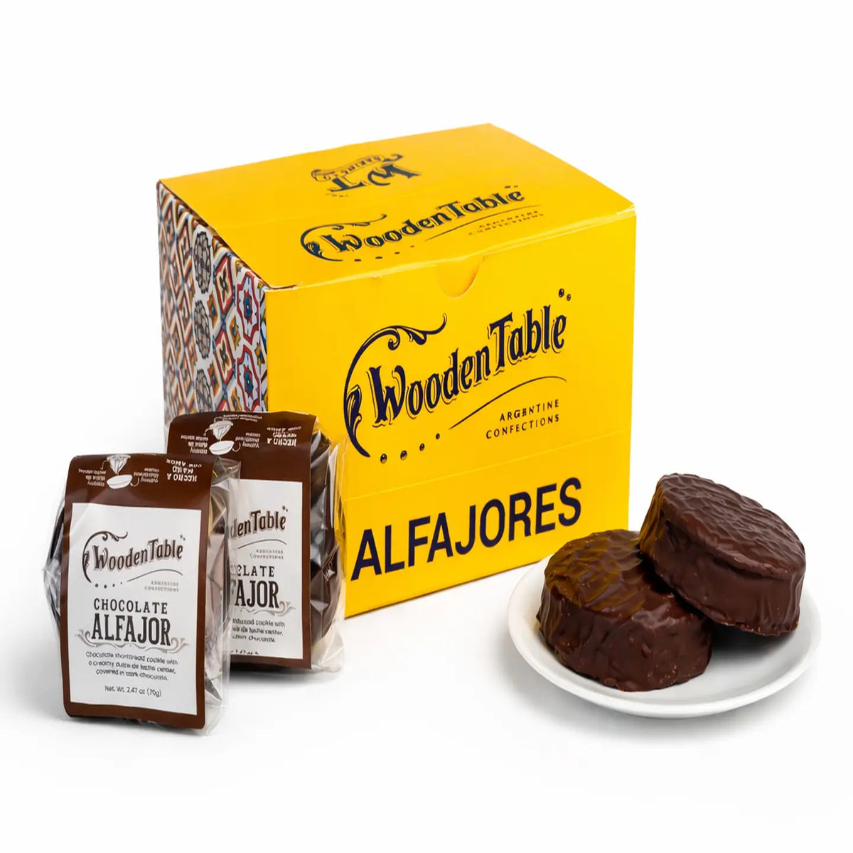 Chocolate Covered Alfajores Cookies, XL Single