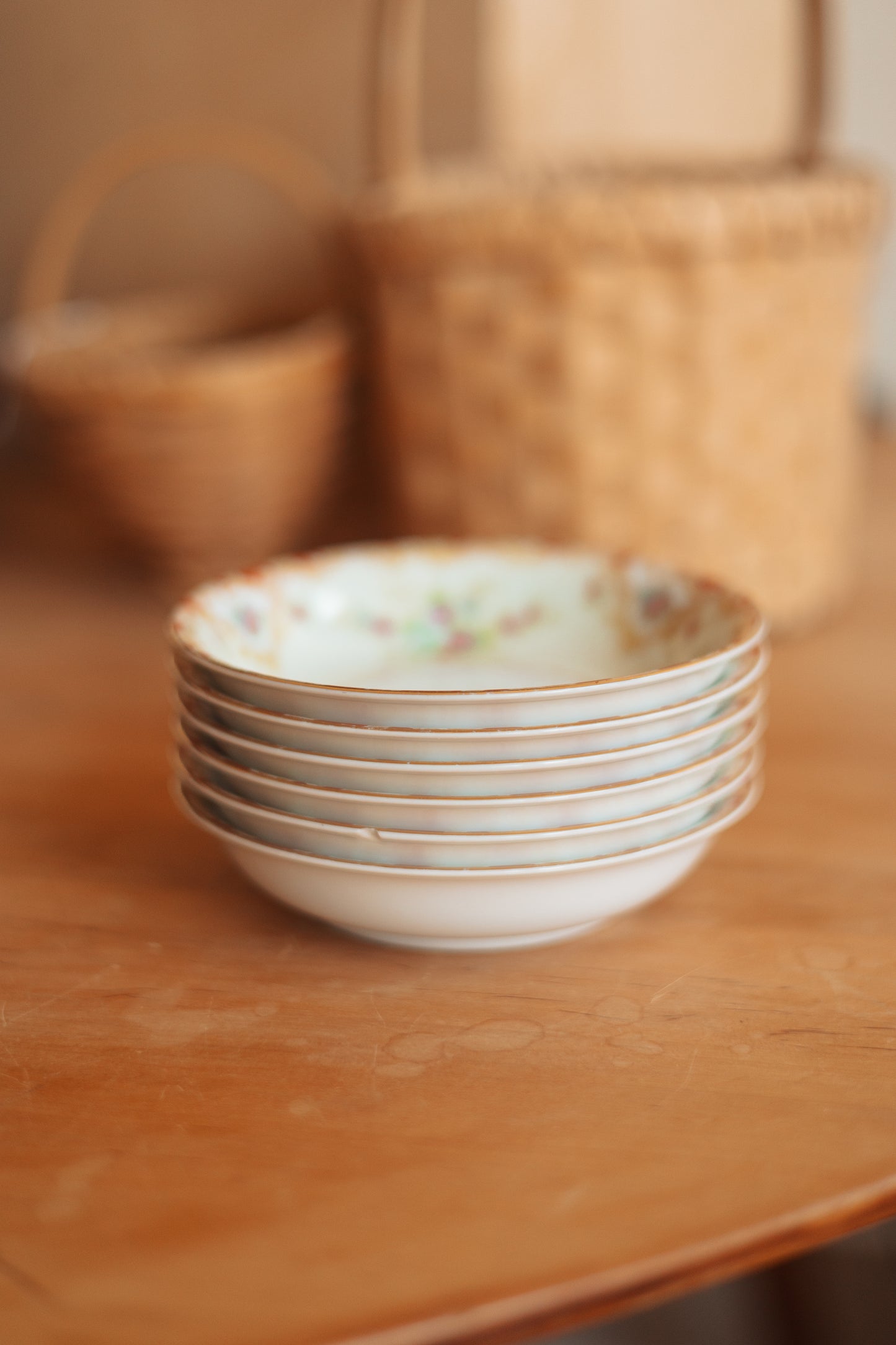 Noritake Porcelain China Small Dishes, Set of 6