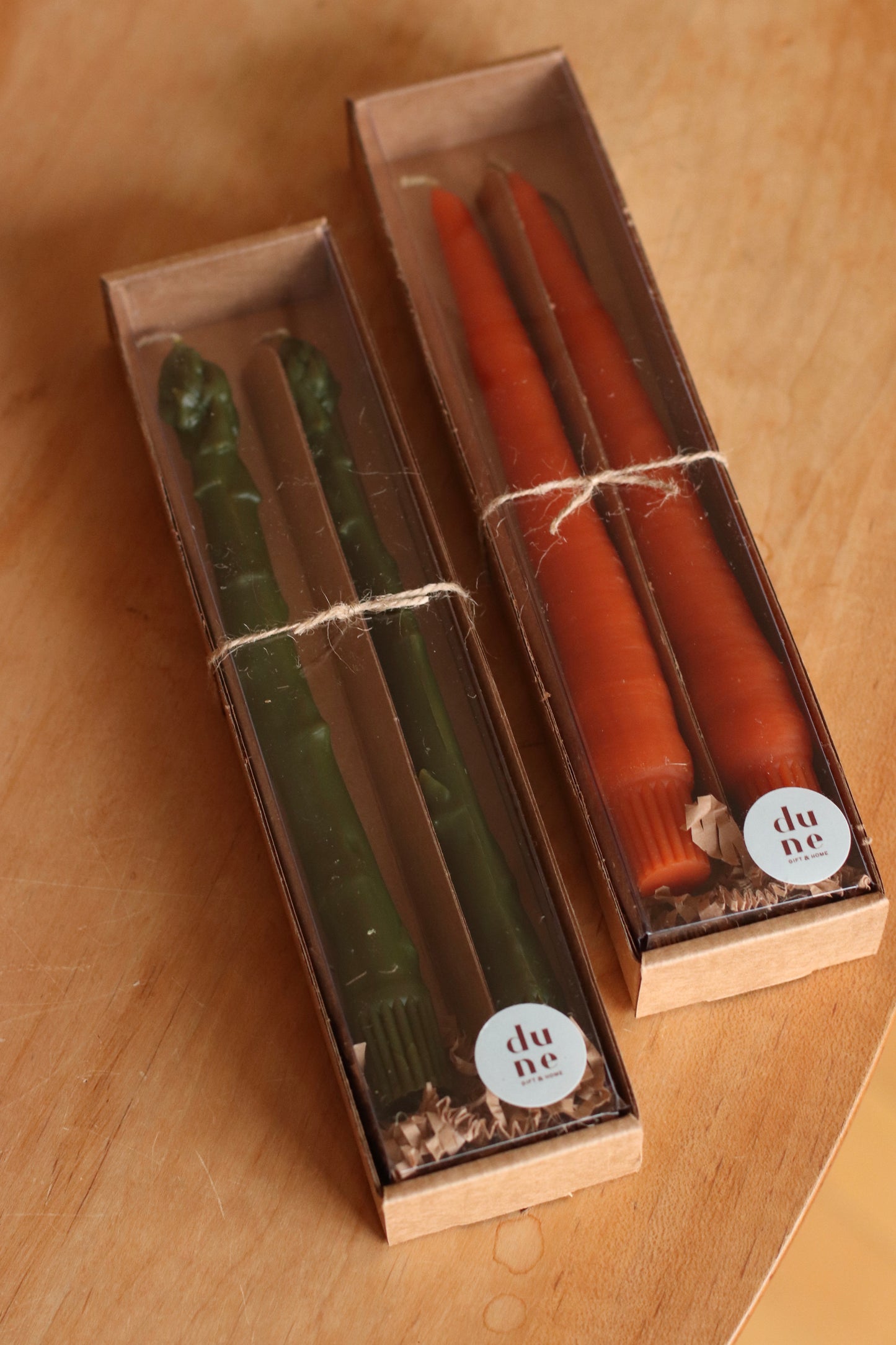 The Wax Pantry  | Carrot Beeswax Tapers