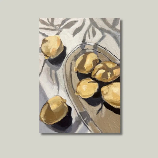 Katie Jo Art | 'Lemons' Print, 5x7